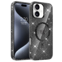 Чохол TPU Eclipse Sparkle (MagFit) для Apple iPhone 16 (6.1) - Black
