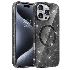 Чохол TPU Eclipse Sparkle (MagFit) для Apple iPhone 16 Pro (6.3) - Black