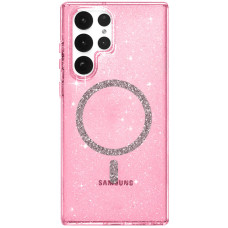 Чохол TPU Eclipse Sparkle (MagFit) для Samsung Galaxy S25 Ultra - Pink