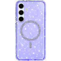 Чохол TPU Eclipse Sparkle (MagFit) для Samsung Galaxy S25 / S24 - Purple