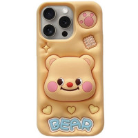 Силиконовый чехол Funny 3D для Apple iPhone 14 Pro (6.1) - Little bear