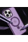 TPU+PC чохол Metal Buttons with MagSafe Colorful HQ Ring для Apple iPhone 14 Pro (6.1) - Purple - фото