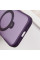 TPU+PC чохол Metal Buttons with MagSafe Colorful HQ Ring для Apple iPhone 16 (6.1) - Purple - фото