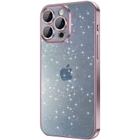 Чехол TPU+PC Glittershine для Apple iPhone 12 Pro (6.1) - Rose Gold