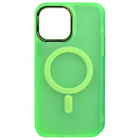 Чехол TPU+PC Lily with MagSafe для Apple iPhone 12 Pro / 12 (6.1) - Neon Green