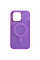 Чехол TPU+PC Lily with MagSafe для Apple iPhone 12 Pro Max (6.7) - Purple - фото