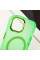 Чохол TPU+PC Lily with MagSafe для Apple iPhone 13 (6.1) - Neon Green - фото