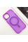 Чехол TPU+PC Lily with MagSafe для Apple iPhone 13 (6.1) - Purple - фото