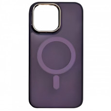 Чохол TPU+PC Lily with MagSafe для Apple iPhone 14 Pro (6.1) - Deep Purple