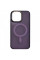 Чехол TPU+PC Lily with MagSafe для Apple iPhone 14 Pro (6.1) - Deep Purple - фото