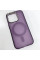 Чехол TPU+PC Lily with MagSafe для Apple iPhone 14 Pro (6.1) - Deep Purple - фото