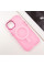 Чехол TPU+PC Lily with MagSafe для Apple iPhone 14 (6.1) - Light Pink - фото