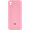 Чохол Silicone Cover Lakshmi Full Camera (AAA) with Logo для Xiaomi Redmi 9A - Рожевий / Light pink