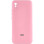 Чехол Silicone Cover Lakshmi Full Camera (AAA) with Logo для Xiaomi Redmi 9A - Розовый / Light pink