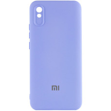 Чехол Silicone Cover Lakshmi Full Camera (AAA) with Logo для Xiaomi Redmi 9A - Сиреневый / Dasheen