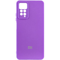 Чохол Silicone Cover Lakshmi Full Camera (AAA) with Logo для Xiaomi Redmi Note 11 Pro 4G / 12 Pro 4G - Фіолетовий / Amethyst