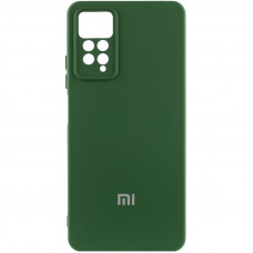 Чехол Silicone Cover Lakshmi Full Camera (AAA) with Logo для Xiaomi Redmi Note 11 Pro 4G / 12 Pro 4G - Зеленый / Cyprus Green