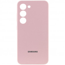 Чохол Silicone Cover Lakshmi Full Camera (AAA) with Logo для Samsung Galaxy S23 - Рожевий / Pink Sand