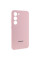 Чехол Silicone Cover Lakshmi Full Camera (AAA) with Logo для Samsung Galaxy S23 - Розовый / Pink Sand