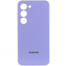 Чехол Silicone Cover Lakshmi Full Camera (AAA) with Logo для Samsung Galaxy S23 - Сиреневый / Dasheen