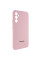 Чехол Silicone Cover Lakshmi Full Camera (AAA) with Logo для Samsung Galaxy A34 5G - Розовый / Pink Sand