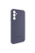 Чохол Silicone Cover Lakshmi Full Camera (AAA) with Logo для Samsung Galaxy A34 5G - Сірий / Dark Gray