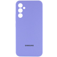 Чохол Silicone Cover Lakshmi Full Camera (AAA) with Logo для Samsung Galaxy A34 5G - Бузковий / Dasheen