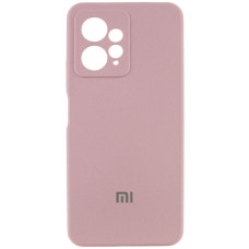 Чохол Silicone Cover Lakshmi Full Camera (AAA) with Logo для Xiaomi Redmi Note 12 4G - Рожевий / Pink Sand