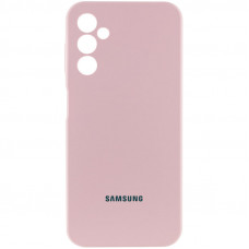 Чохол Silicone Cover Lakshmi Full Camera (AAA) with Logo для Samsung Galaxy A24 4G - Рожевий / Pink Sand