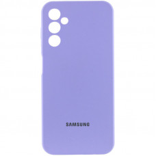 Чохол Silicone Cover Lakshmi Full Camera (AAA) with Logo для Samsung Galaxy A24 4G - Бузковий / Dasheen