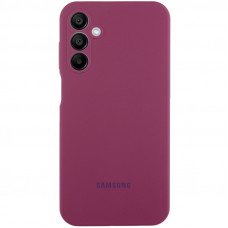 Чехол Silicone Cover Lakshmi Full Camera (AAA) with Logo для Samsung Galaxy A24 4G - Бордовый / Plum