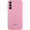 Чохол Silicone Cover Lakshmi Full Camera (AAA) with Logo для Samsung Galaxy A24 4G - Рожевий / Light pink