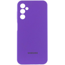 Чохол Silicone Cover Lakshmi Full Camera (AAA) with Logo для Samsung Galaxy A24 4G - Фіолетовий / Amethyst