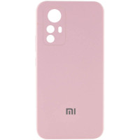 Чехол Silicone Cover Lakshmi Full Camera (AAA) with Logo для Xiaomi Redmi Note 12S - Розовый / Pink Sand