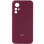 Чохол Silicone Cover Lakshmi Full Camera (AAA) with Logo для Xiaomi Redmi Note 12S - Бордовий / Plum