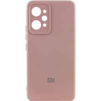 Чехол Silicone Cover Lakshmi Full Camera (AAA) with Logo для Xiaomi Redmi 12 - Розовый / Pink Sand