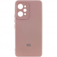 Чохол Silicone Cover Lakshmi Full Camera (AAA) with Logo для Xiaomi Redmi 12 - Рожевий / Pink Sand