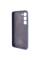 Чехол Silicone Cover Lakshmi Full Camera (AAA) with Logo для Samsung Galaxy S24 - Серый / Dark Gray