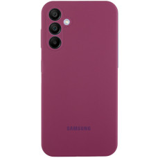 Чохол Silicone Cover Lakshmi Full Camera (AAA) with Logo для Samsung Galaxy S24+ - Бордовий / Plum