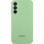 Чехол Silicone Cover Lakshmi Full Camera (AAA) with Logo для Samsung Galaxy S24+ - Мятный / Mint