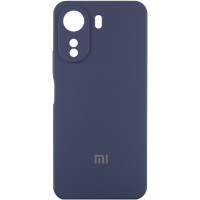 Чохол Silicone Cover Lakshmi Full Camera (AAA) with Logo для Xiaomi Redmi 13C / Poco C65 - Темно-синій / Midnight blue