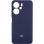 Чехол Silicone Cover Lakshmi Full Camera (AAA) with Logo для Xiaomi Redmi 13C 4G/5G / Poco C65/M6 5G - Темно-синий / Midnight blue