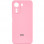 Чехол Silicone Cover Lakshmi Full Camera (AAA) with Logo для Xiaomi Redmi 13C / Poco C65 - Розовый / Light pink