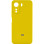 Чехол Silicone Cover Lakshmi Full Camera (AAA) with Logo для Xiaomi Redmi 13C / Poco C65 - Желтый / Yellow