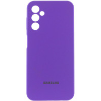 Чехол Silicone Cover Lakshmi Full Camera (AAA) with Logo для Samsung Galaxy A15 4G/5G / M15 5G - Фиолетовый / Amethyst