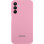 Чохол Silicone Cover Lakshmi Full Camera (AAA) with Logo для Samsung Galaxy A15 4G/5G / M15 5G - Рожевий / Light pink