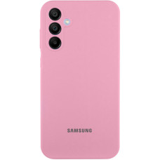 Чохол Silicone Cover Lakshmi Full Camera (AAA) with Logo для Samsung Galaxy A25 5G - Рожевий / Light pink