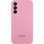 Чехол Silicone Cover Lakshmi Full Camera (AAA) with Logo для Samsung Galaxy A25 5G - Розовый / Light pink