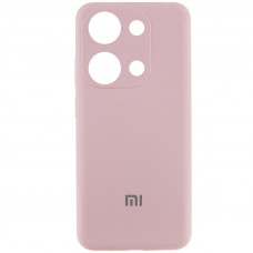 Чехол Silicone Cover Lakshmi Full Camera (AAA) with Logo для Xiaomi Redmi Note 13 4G - Розовый / Pink Sand