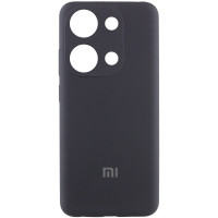 Чехол Silicone Cover Lakshmi Full Camera (AAA) with Logo для Xiaomi Redmi Note 13 4G - Черный / Black